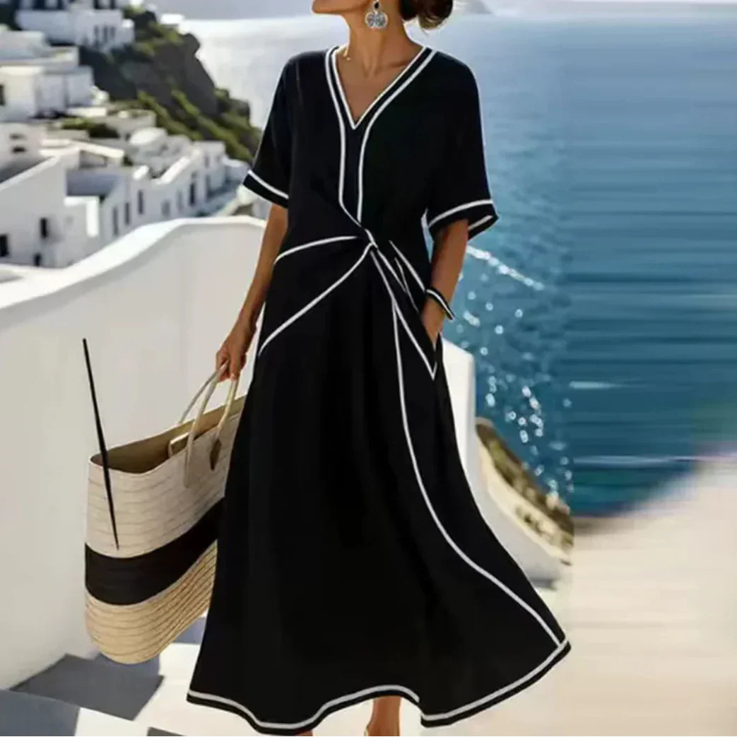 Lunaria™ - Abito elegante con vita valorizzante e fascino raffinato