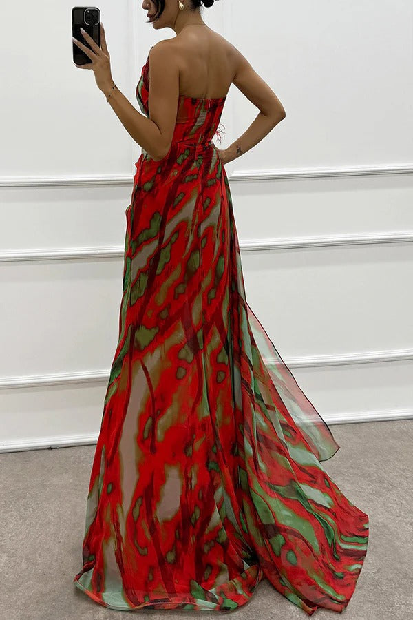 Martina - Abito Drappeggiato Elegante Vivace