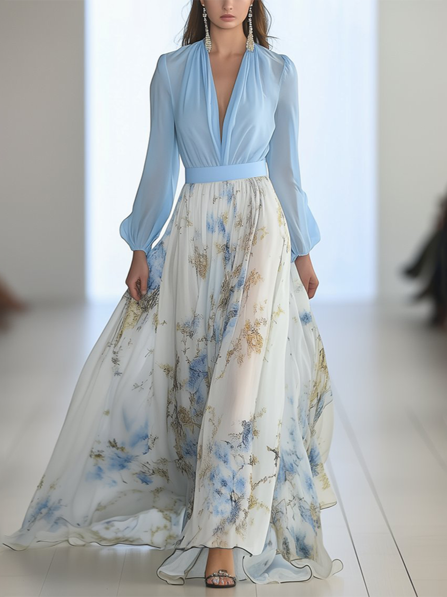 Margherita - Abito Elegante Fiorito
