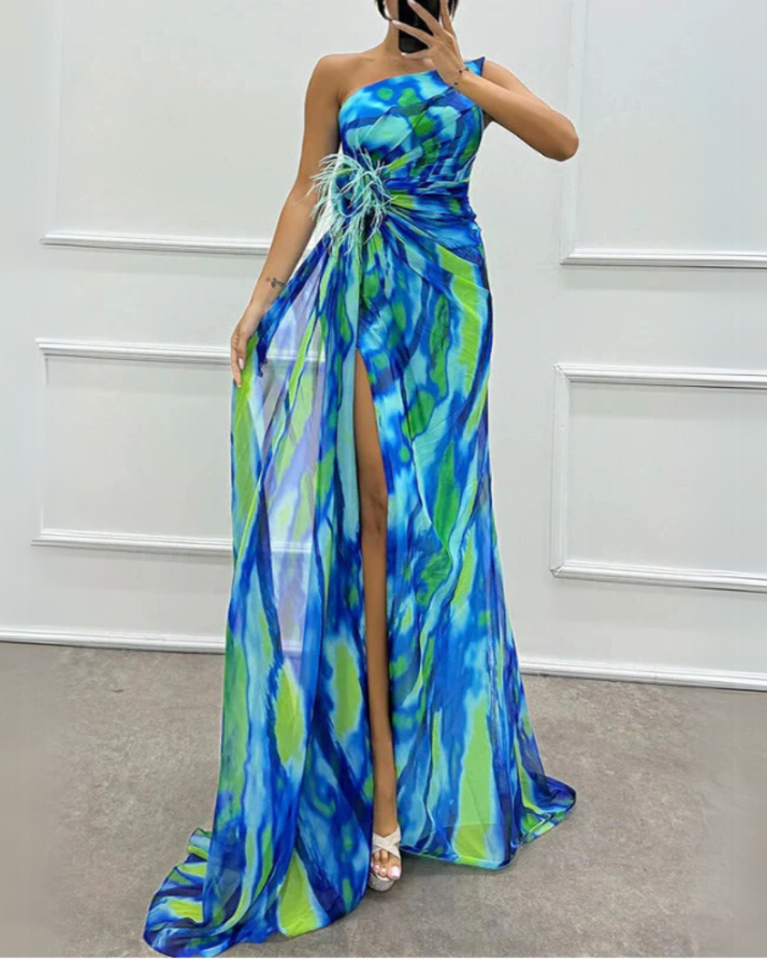 Martina - Abito Drappeggiato Elegante Vivace