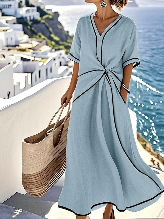 Lunaria™ - Abito elegante con vita valorizzante e fascino raffinato
