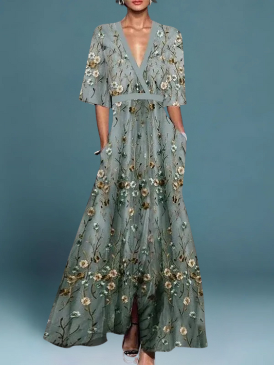 Carlotta - Abito Floreale Classico