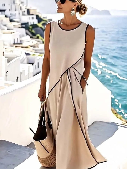 Ornella - Abito Elegante Senza Maniche