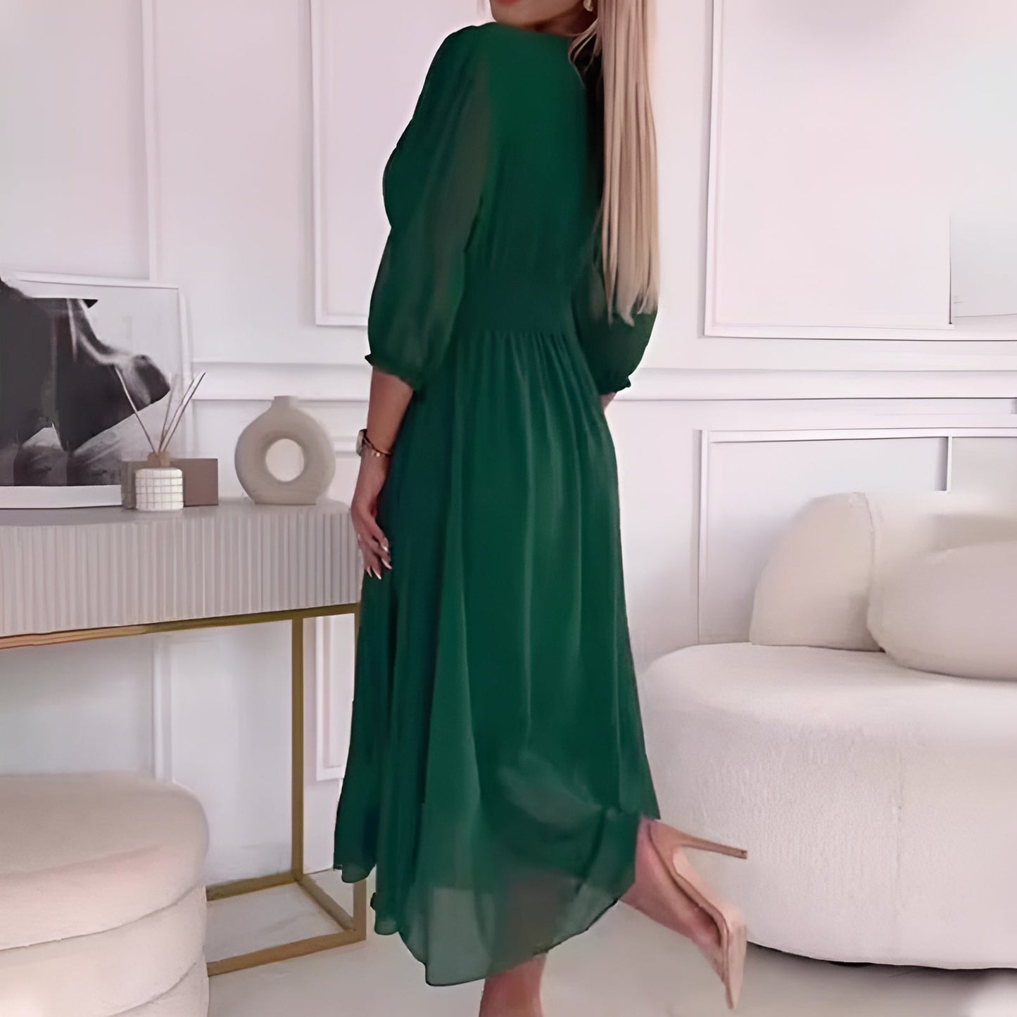 Caterina - Abito Elegante A Portafoglio