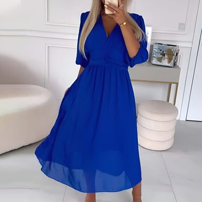 Caterina - Abito Elegante A Portafoglio